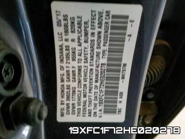19XFC1F72HE020278