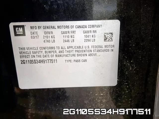 2G1105S34H9177511