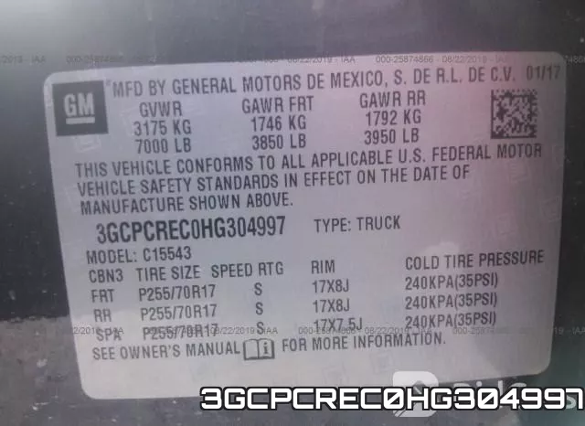 3GCPCREC0HG304997