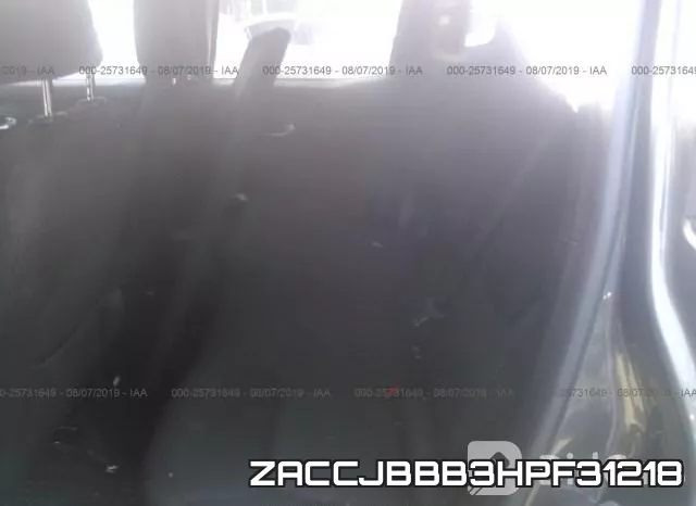 ZACCJBBB3HPF31218