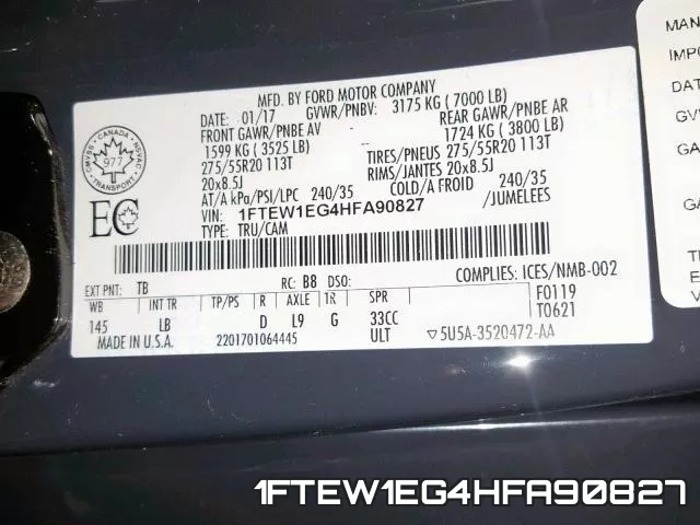 1FTEW1EG4HFA90827