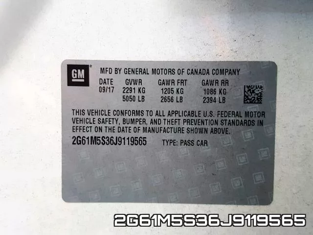 2G61M5S36J9119565