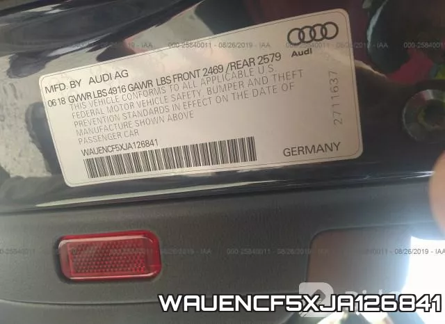 WAUENCF5XJA126841