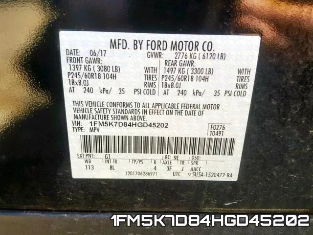 1FM5K7D84HGD45202