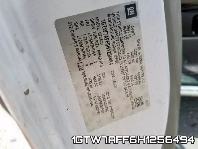 1GTW7AFF6H1256494