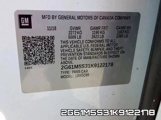 2G61M5S31K9122178