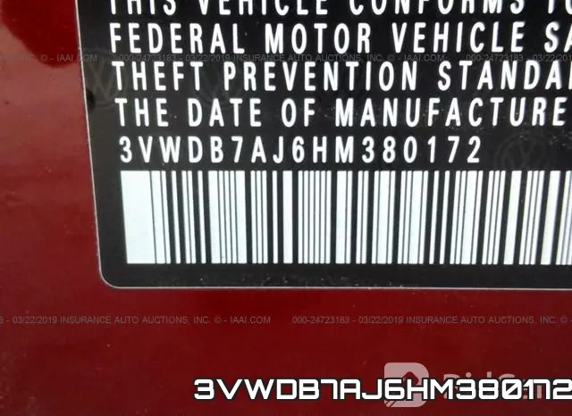 3VWDB7AJ6HM380172