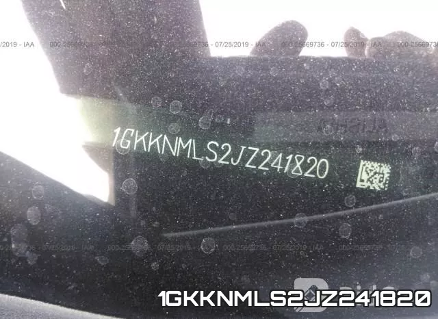 1GKKNMLS2JZ241820