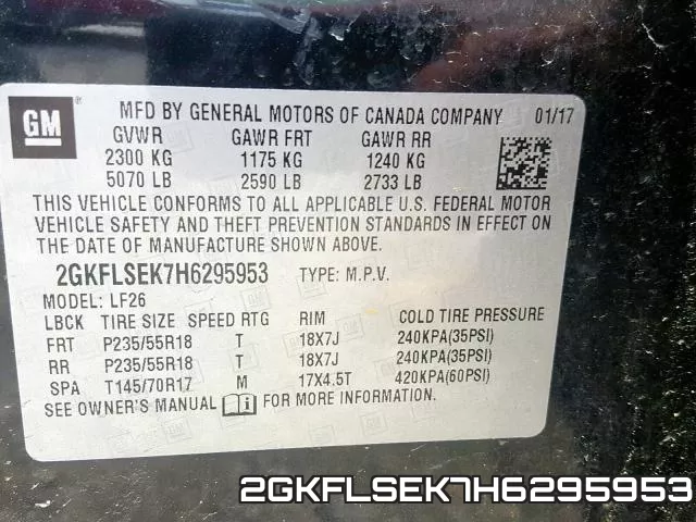 2GKFLSEK7H6295953
