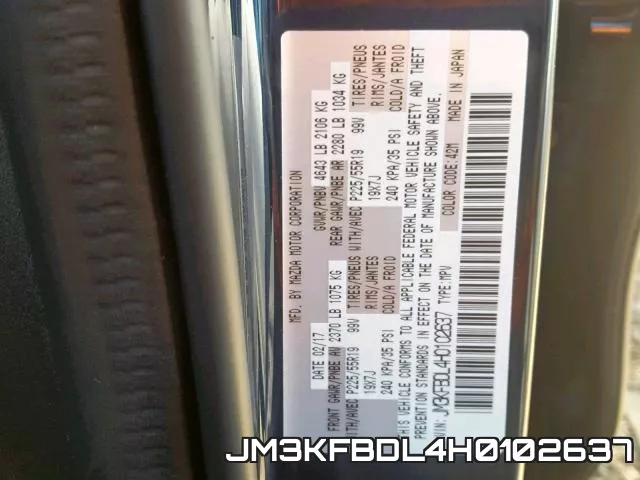 JM3KFBDL4H0102637