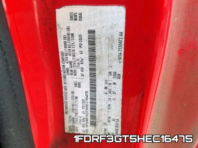 1FDRF3GT5HEC16475