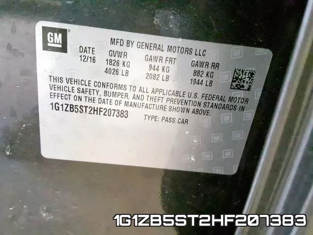 1G1ZB5ST2HF207383