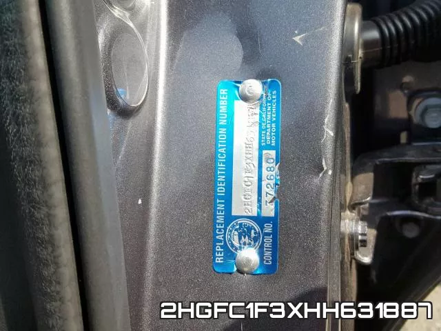 2HGFC1F3XHH631887