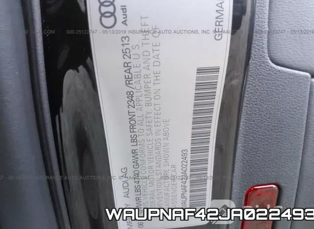 WAUPNAF42JA022493