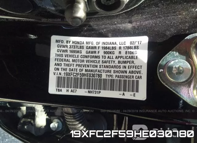 19XFC2F59HE030780