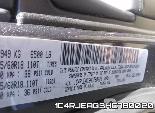 1C4RJEAG3HC780020