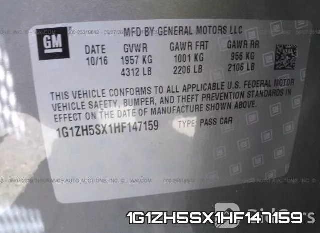 1G1ZH5SX1HF147159