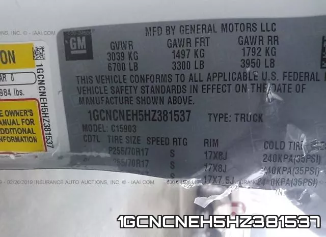 1GCNCNEH5HZ381537
