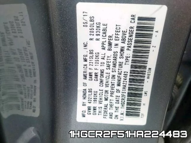 1HGCR2F51HA224483