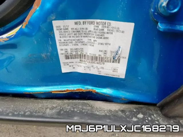 MAJ6P1ULXJC168279