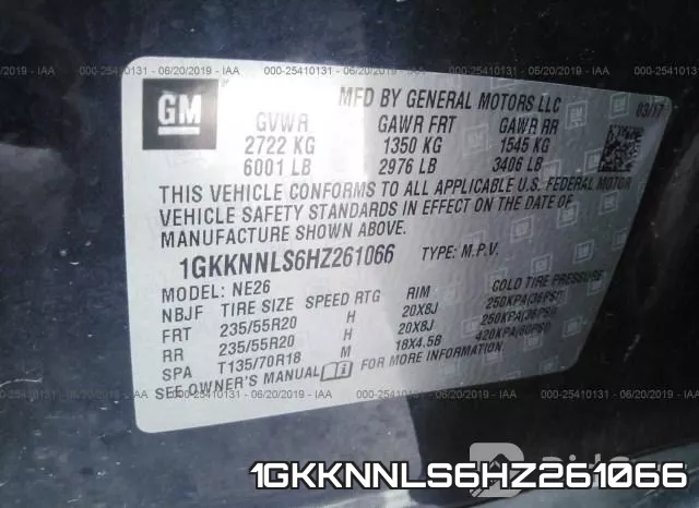 1GKKNNLS6HZ261066