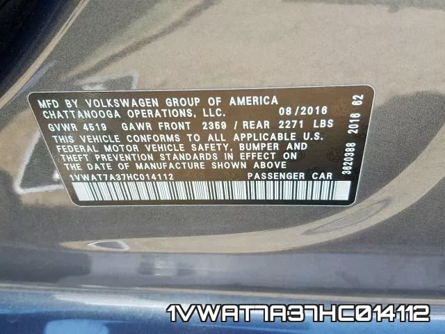1VWAT7A37HC014112