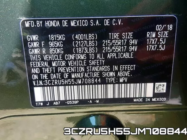 3CZRU5H55JM708844