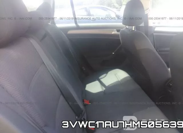 3VWC17AU7HM505639