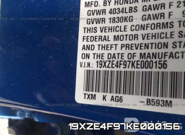 19XZE4F97KE000156
