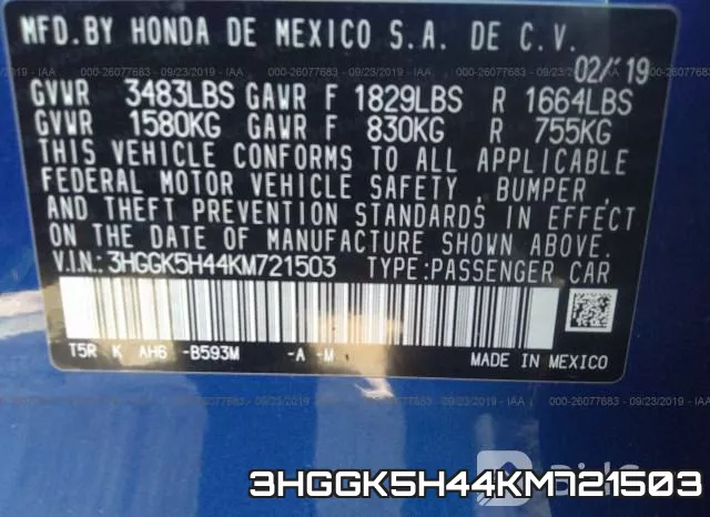 3HGGK5H44KM721503
