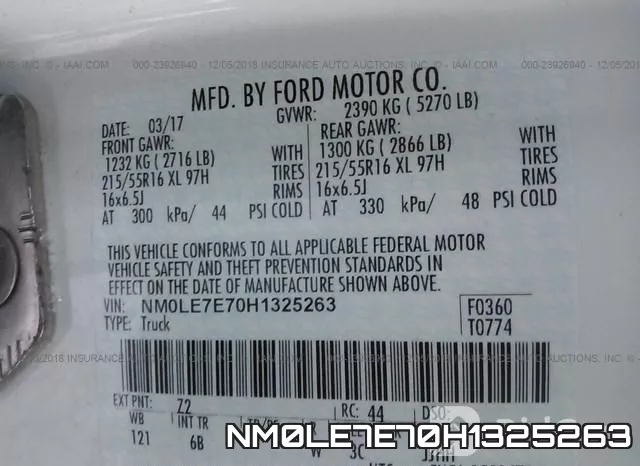 NM0LE7E70H1325263