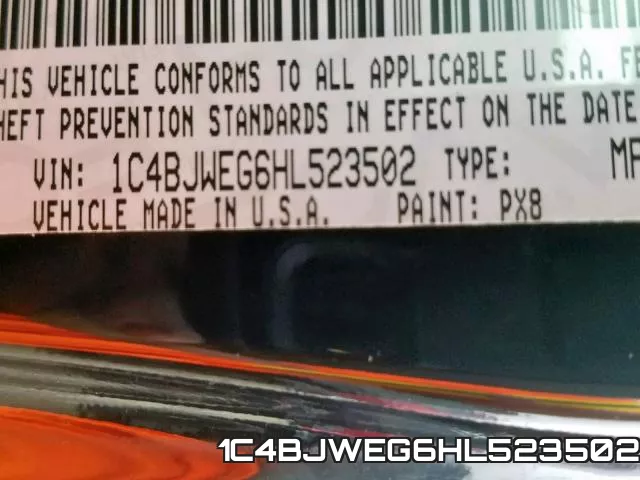 1C4BJWEG6HL523502
