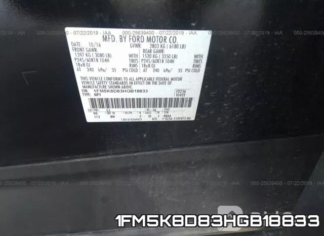 1FM5K8D83HGB18833