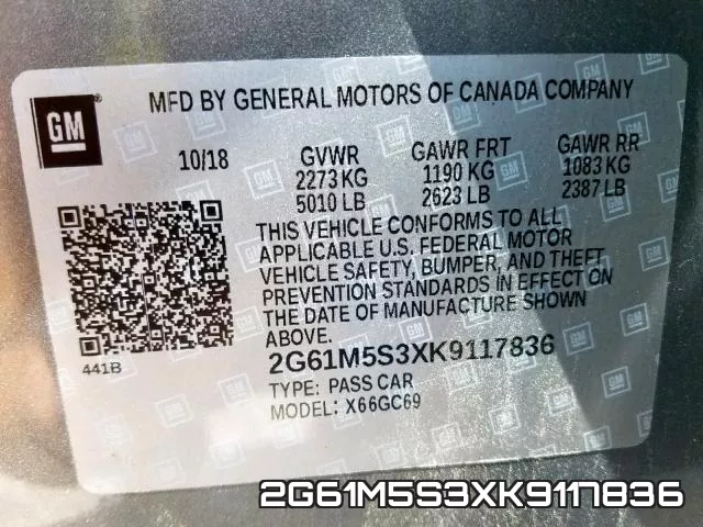 2G61M5S3XK9117836