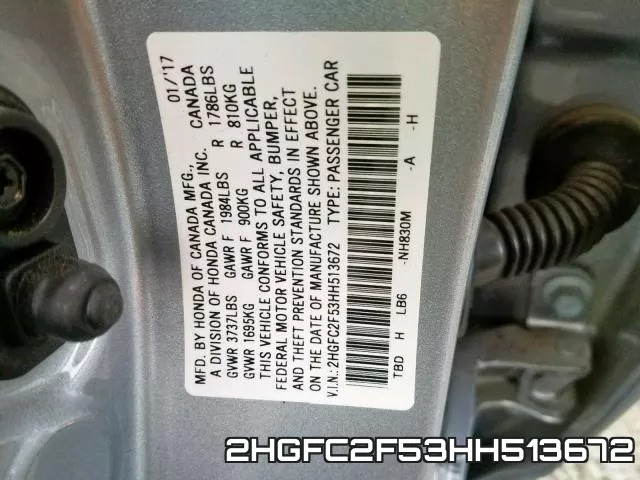2HGFC2F53HH513672