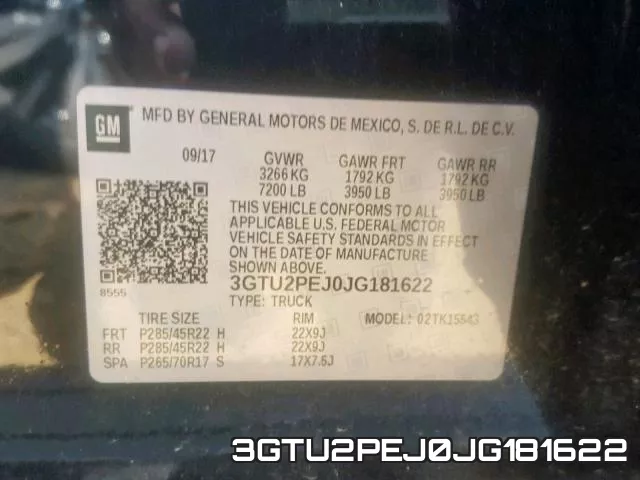 3GTU2PEJ0JG181622