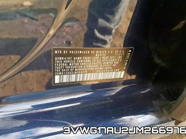 3VWG17AU2JM266976