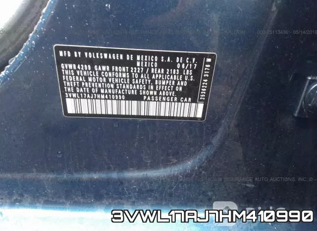 3VWL17AJ7HM410990