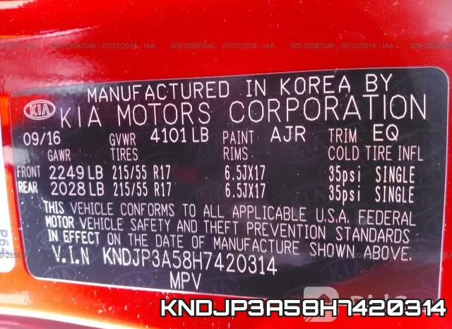 KNDJP3A58H7420314
