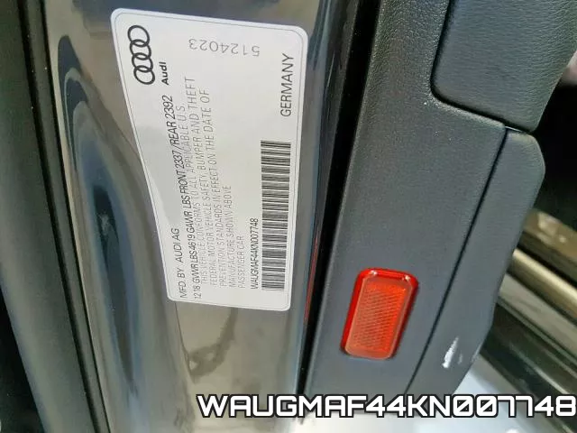WAUGMAF44KN007748