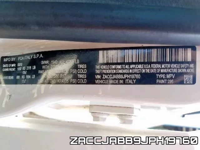 ZACCJABB9JPH19760