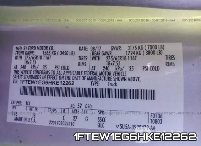1FTEW1EG6HKE12262