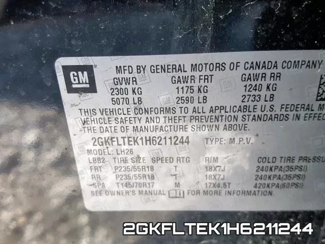 2GKFLTEK1H6211244