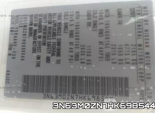 3N63M0ZN7HK698544