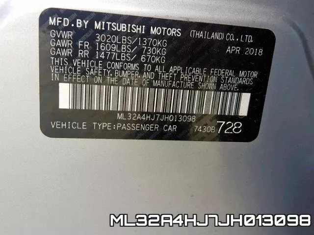 ML32A4HJ7JH013098