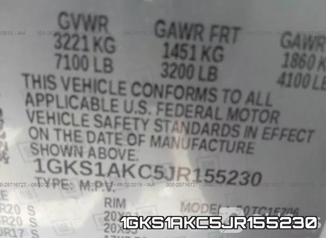 1GKS1AKC5JR155230