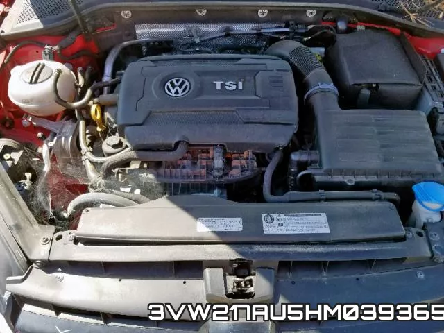 3VW217AU5HM039365
