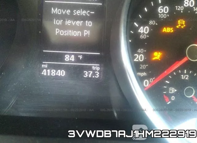 3VWDB7AJ1HM222919