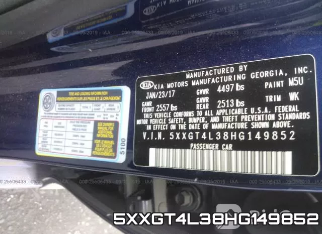 5XXGT4L38HG149852