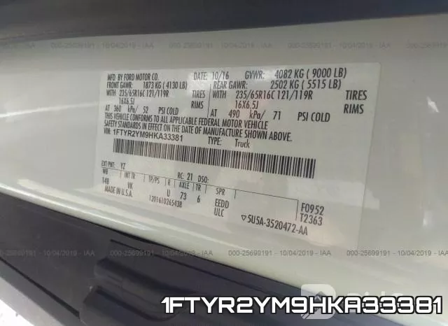 1FTYR2YM9HKA33381